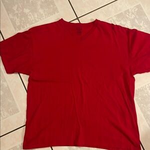 CSG Red V-Neck T-Shirt